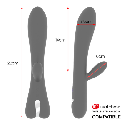 VIBRADOR COM 10 PROGRAMOS COMPATIVEL COM WATCHME