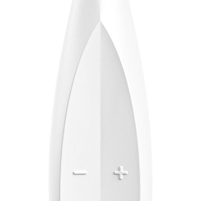 Termómetro digital branco com botões + e -