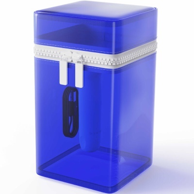 BCUTE CURVE INFINITE CLASSIC LIMITED EDITION SILICONE RECHARGEABLE VIBRADORES ELECTRIC BLUE