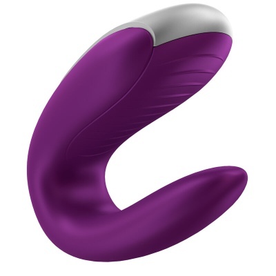 VIBRADOR SATISFYER DOUBLE FUN PARTNER (PURPLE)