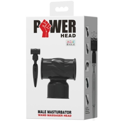 POWER HEAD - INTERCHANGEABLE WAND MASSAGER HEAD PENNIS STIMULATING