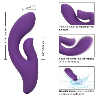VIBRADOR STELLA DUAL PLEASER VIOLETA