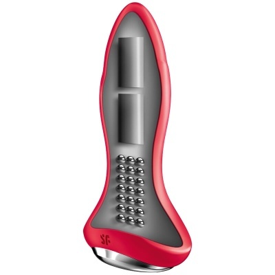 PLUG ANAL VIBRADOR SATISFYER ROTATOR PLUG 1+ CONNECT (RED)