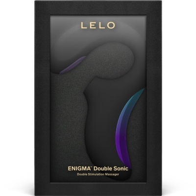 ENIGMA DUPLO VIBRADOR SÔNICO POINT G CYBER PRETO