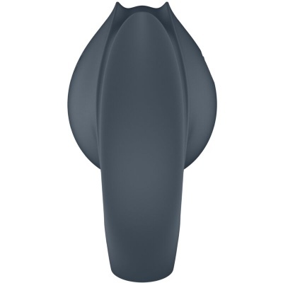 PERFECT PAIR 2 MULTIVIBRANTES 2 EM 1 ANEL PARA PÊNIS E ESTIMULADOR DE DEDO CINZA