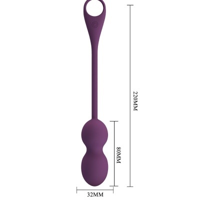 ELVIRA KEGEL BALLS APP CONTROLE REMOTO ROXO