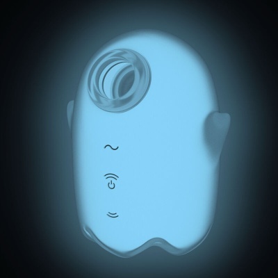 GLOWING GHOST AIR PULSE & VIBRADOR BRANCO