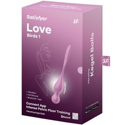 BOLAS DE KEGEL VIBRANTES LOVE BIRDS ROSA