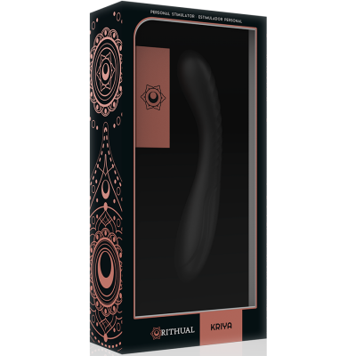Vibrador estimulador RITUAL KRIYA G-SPOT PRETO recarregável