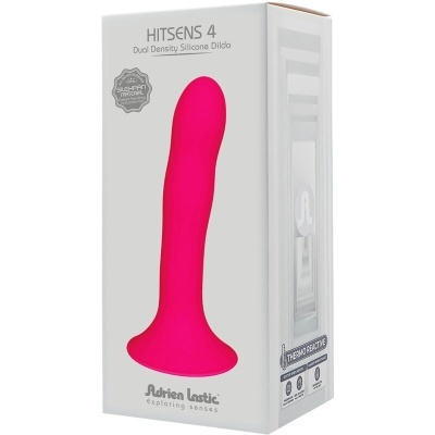 HITSENS 4 DILDO DE SILICONE FÚCSIA