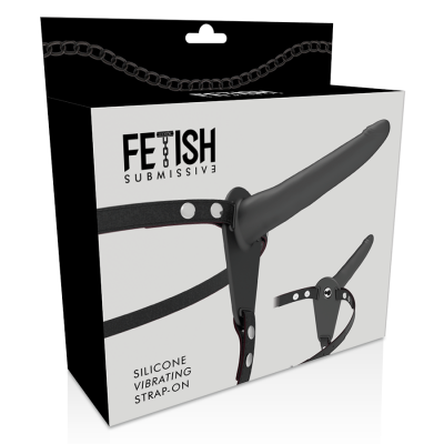FETISH SUBMISSIVE STRAP-ON VIBRADOR 15CM (pt)