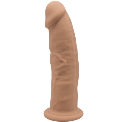 MODELO 2 PÊNIS REALÍSTICO PREMIUM SILEXPAN SILICONE CARAMELO 19 CM