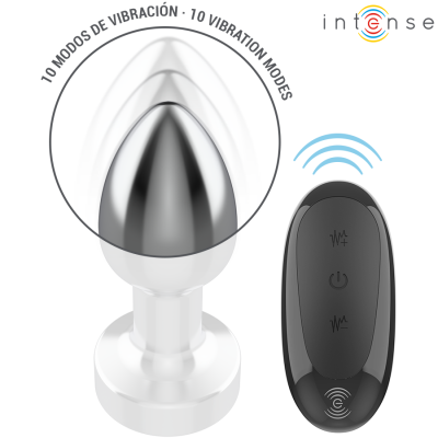 PLUG ANAL 10 VIBRAÇÕES METAL COM CONTROLE REMOTO S PLUG ANAL 10 VIBRAÇÕES METAL COM CONTROLE REMOTO S