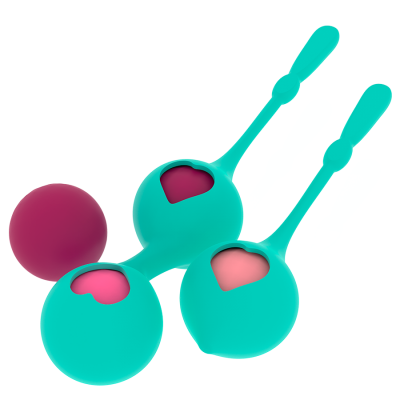 BOLAS RITHUAL KEGEL para treino da musculatura pélvica - cor verde BOLAS RITHUAL KEGEL para treino da musculatura pélvica - cor verde