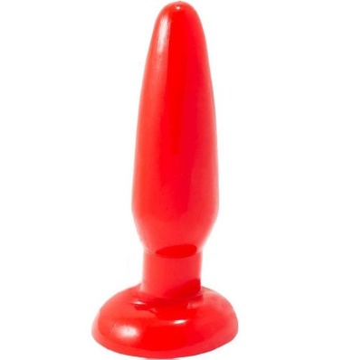 DANCE - PLUG ANAL PEQUENO VERMELHO 15 CM