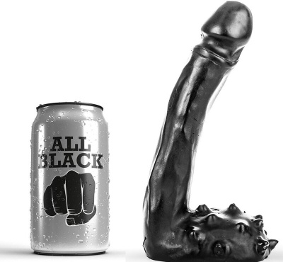 DILDO ANAL ALL BLACK (19cm)