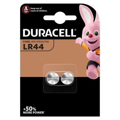 BATERIA DURACELL LR44 1,5V 2 UNIDADES