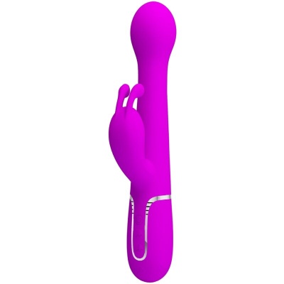 VIBRADOR COELHO DEJON 3 EM 1 MULTIFUNO VIOLETA VIBRADOR COELHO DEJON 3 EM 1 MULTIFUNO VIOLETA