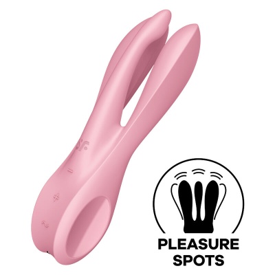 VIBRADOR SATISFYER THREESOME 1 (ROSA)
