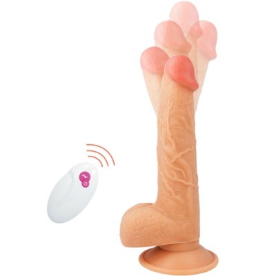 VIBRADOR JOHN 23,88x4,3cm CONTROLE REMOTO