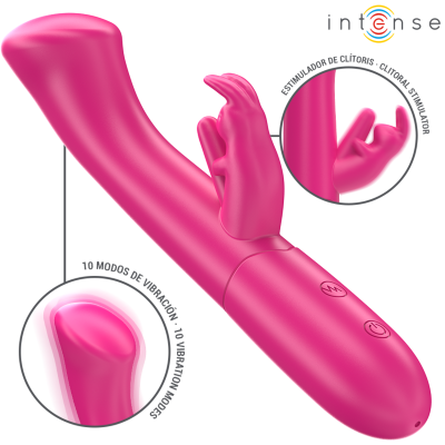 INTENSE - JULIETA RABBIT VIBRADOR 18,6 CM 10 VIBRAÇÕES ROSA INTENSE - JULIETA RABBIT VIBRADOR 18,6 CM 10 VIBRAÇÕES ROSA