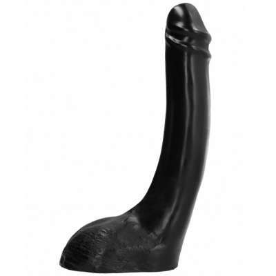 ALL BLACK DILDO LISO 29x5cm