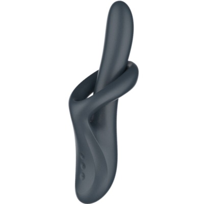 HEAT FLEX 4 VIBRADOR DE EFEITO TÉRMICO 12 VIBRAÇÕES CINZA HEAT FLEX 4 VIBRADOR DE EFEITO TÉRMICO 12 VIBRAÇÕES CINZA
