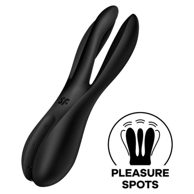 VIBRADOR SATISFYER THREESOME 2 (PRETO)