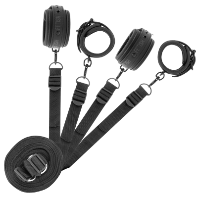 FETISH SUBMISSIVE CUFF& TETHER SET