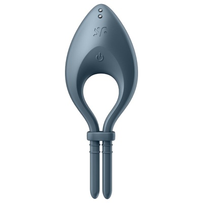 ANEL PENIANO COM VIBRAÇÃO BULLSEYE SATISFYER (GREY)