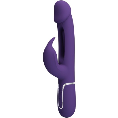 VIBRADOR COELHO DEJON 3 EM 1 MULTIFUNO AQUA VERDE