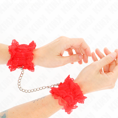 ALGEMAS ELÁSTICOS DE RENDA VERMELHO ALGEMAS ELÁSTICOS DE RENDA VERMELHO