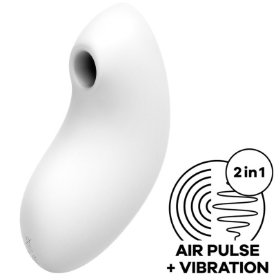 VIBRADOR VULVA LOVER 2 (BRANCO) — SATISFYER VIBRADOR VULVA LOVER 2 (BRANCO) — SATISFYER