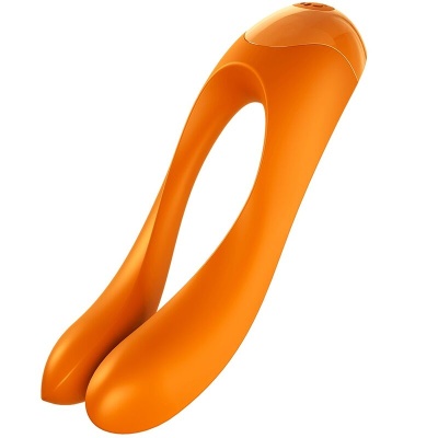 SATISFYER CANDY CANE FINGER VIBRATOR (ORANGE) SATISFYER CANDY CANE FINGER VIBRATOR (ORANGE)