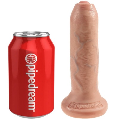 KING COCK REALISTIC DILDO UNCUT  17 CM