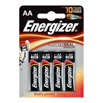 ENERGIZADOR BATERIA ALCALINA AA LR6 4 Unidades ENERGIZADOR BATERIA ALCALINA AA LR6 4 Unidades