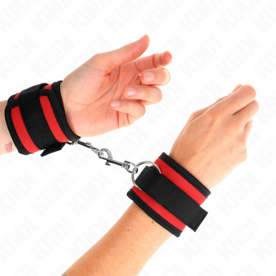 ALGEMAS NYLON BIND HOOK&LOOP VERMELHO-PRETO MODELO 2 AJUSTÁVEL 18-35 CM X 6 CM ALGEMAS NYLON BIND HOOK&LOOP VERMELHO-PRETO MODELO 2 AJUSTÁVEL 18-35 CM X 6 CM