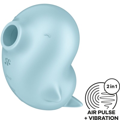 SASSY SEAL ESTIMULADOR E VIBRADOR AZUL SASSY SEAL ESTIMULADOR E VIBRADOR AZUL