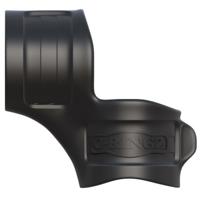 Produto plástico preto com a palavra GRINGZ em relevo