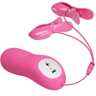 ROMANTICO WAVE VIBRADOR E ELETRIC SHOCK NIPPLE CLAMPS FUCHSIA ROMANTICO WAVE VIBRADOR E ELETRIC SHOCK NIPPLE CLAMPS FUCHSIA