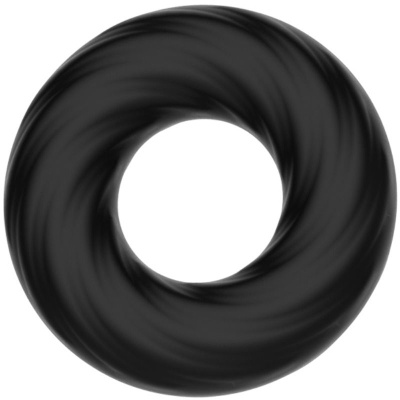 ANEL PENIANO DE SILICONE CRAZY BULL (BLACK)