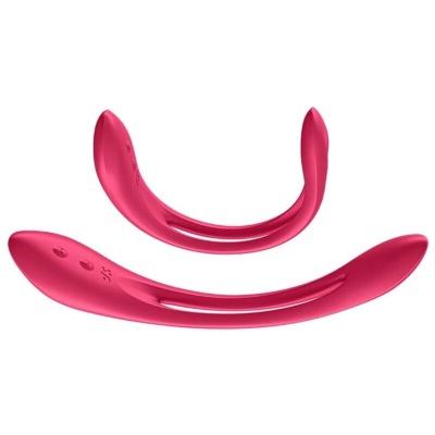 ELASTIC JOY MULTI VIBRATOR - RED