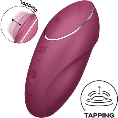 TAP & CLIMAX 1 VIBRADOR LAY-ON VERMELHO TAP & CLIMAX 1 VIBRADOR LAY-ON VERMELHO