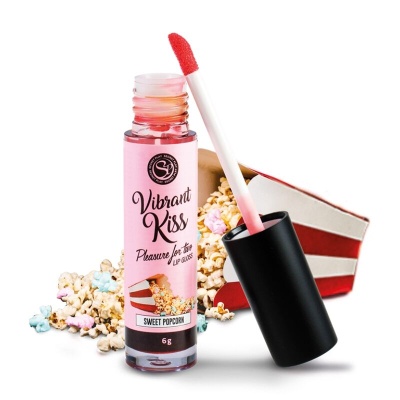 LIP GLOSS VIBRADOR KISS DOCE PIPOCA LIP GLOSS VIBRADOR KISS DOCE PIPOCA