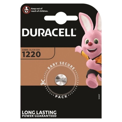 PILHA DE LÍTIO DA BATERIA DURACELL CR1220 3V 1UNIDADE