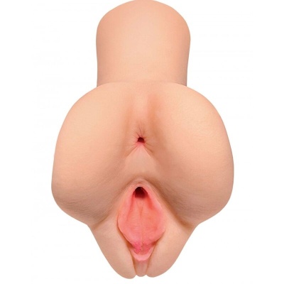 Máscara ou molde em forma de baixa parte de corpo humano cor de pele