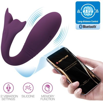 JAYLEEN VIBRADOR APP CONTROLE REMOTO ROXO JAYLEEN VIBRADOR APP CONTROLE REMOTO ROXO