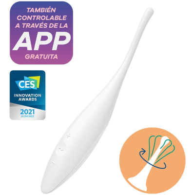 VIBRADOR SATISFYER TWIRLING JOY (BRANCO) VIBRADOR SATISFYER TWIRLING JOY (BRANCO)