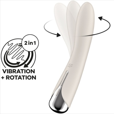VIBRADOR ROTADOR BEGE SPINNING VIBE 1 G-SPOT BEIGE VIBRADOR ROTADOR BEGE SPINNING VIBE 1 G-SPOT BEIGE