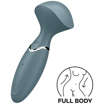 VIBRADOR SATISFYER MINI WAND-ER (CINZA) VIBRADOR SATISFYER MINI WAND-ER (CINZA)